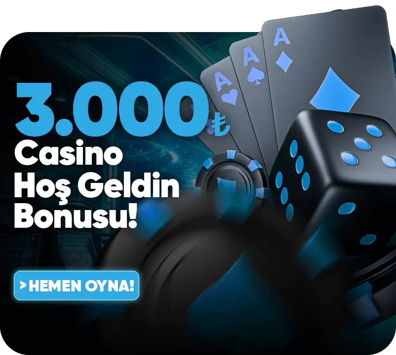 %100 Casino Hoş Geldin Bonusu