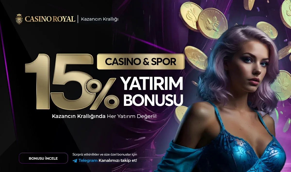 %15 Casino Yatırım Bonusu
