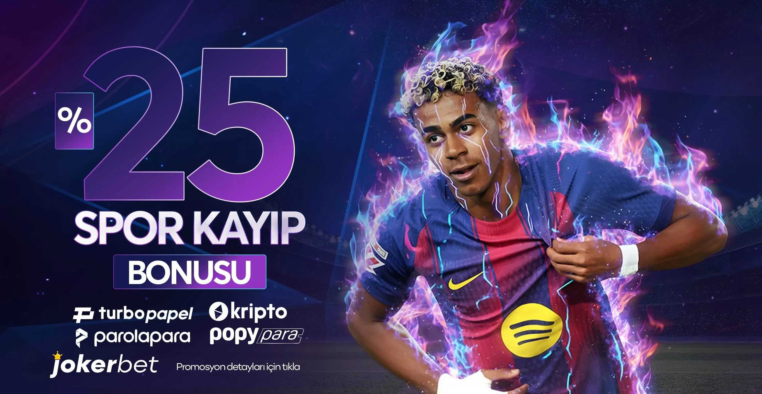 %25 Spor Kayıp Bonusu