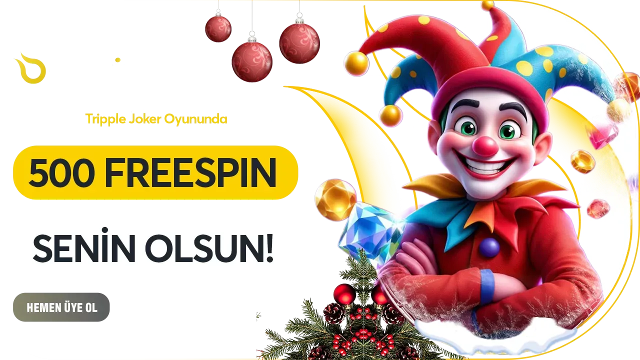 Triple Joker Oyununda 500 Freespin Kampanyası